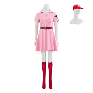 Rockford Peaches Movie AAGPBL Women's Baseball Dress A League of Their Own Cosplay Dottie Costume Halloween Outfits