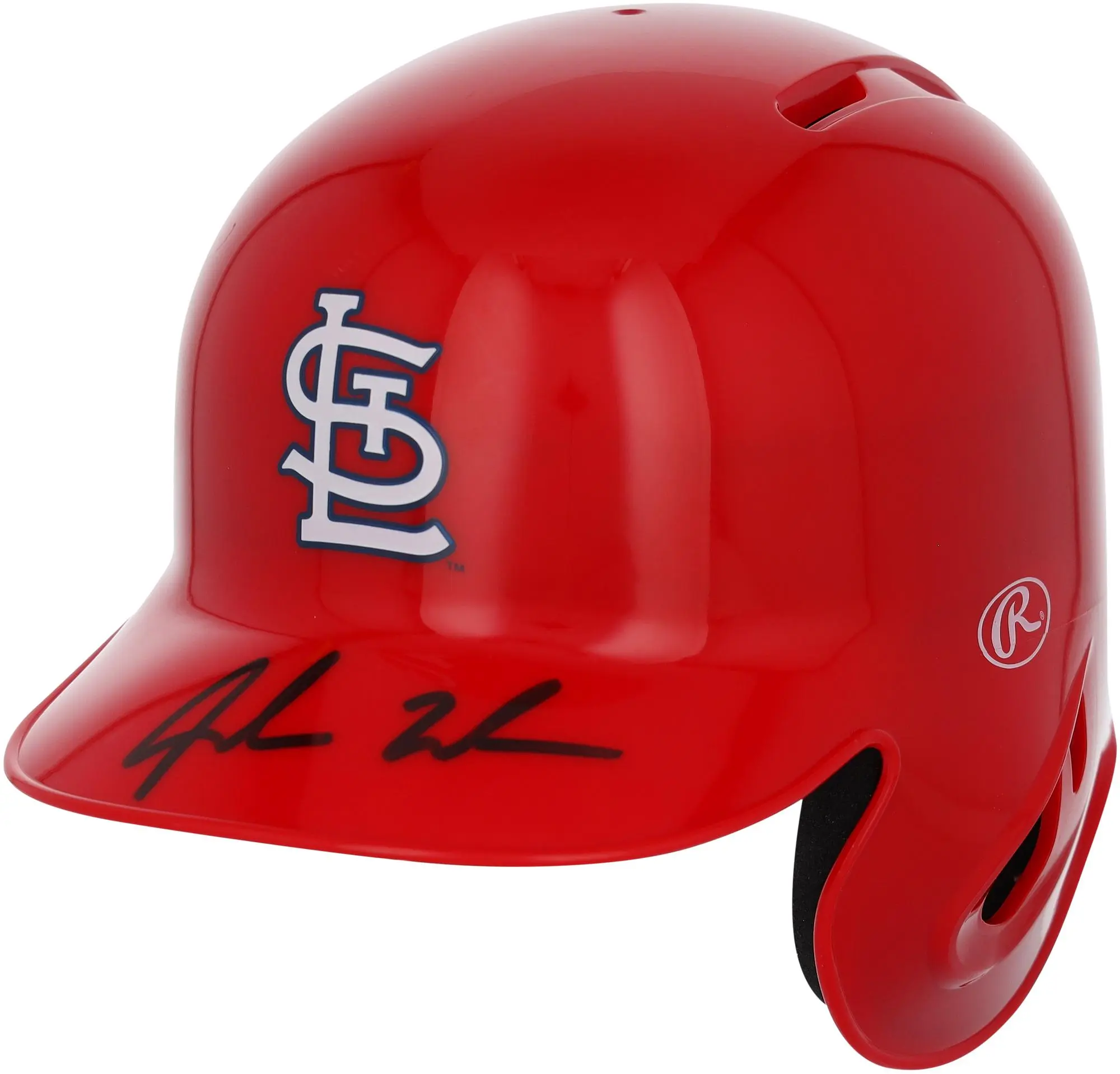 Jordan Walker St. Louis Cardinals Autographed Mini Batting Helmet - Fanatics Authentic Certified