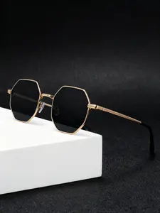 Elegant Geometric Metal Glasses for Women & Men, Trendy Vintage Inspired Fashion Eyewear, Lightweight Classic Style Frames for All Face Shapes, Perfect for Photography, Music Festivals, Streetwear & Daily Outfits