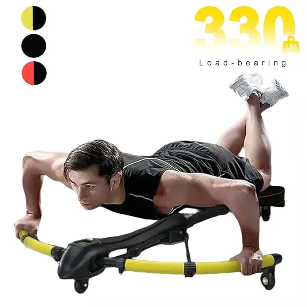 Adjustable Dragonfly Auto-Rebound Ab Machine for Home, Multifunctional Strength Training Equipment with Ab Crunch Capability for Home Gym Total Body Workouts, Ab Crunch Equipment