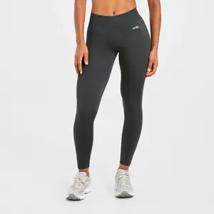AYBL Adapt Seamless Leggings - True Mid-Rise Fit with V-Back Waistband, Engineered Scrunch Knit, Enhanced Glute Contouring, 49% Polyester 42% Nylon 9% Elastane