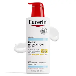 Eucerin Daily Hydration Broad Spectrum SPF 15 Body Lotion, 16.9 Fl Oz Beiersdorf Moisturizer