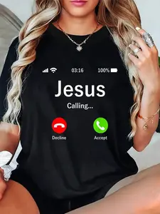 100% Cotton Jesus Is Calling - Christian T-Shirt
