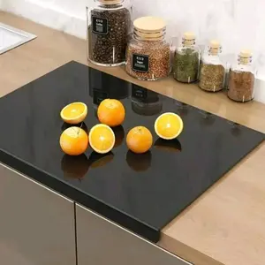 Acrylic Cutting Board With Lip 17.5x13.5in Countertop Protector for Kitchen Chopping Easy to Clean Durable Minimalist Design