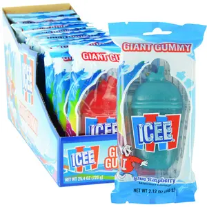 Icee Giant Gummy 2.1oz display Box 12ct