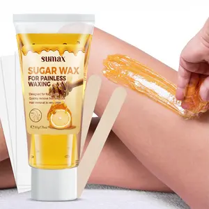 Hair removal wax 50g, 2 wooden sticks, 3 sheets of hair removal paper, whole body, legs, arms, underarms, body care, suitable for summer products