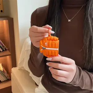 AirPods 4/Pro2/Pro3 | Colorful Down Jacket | Winter | Silicone Earphone Cover | Best Friend Gift | Suitable for AirPods 1 2 3 4 Pro Pro2 Pro3 | Earphone Protective Cover