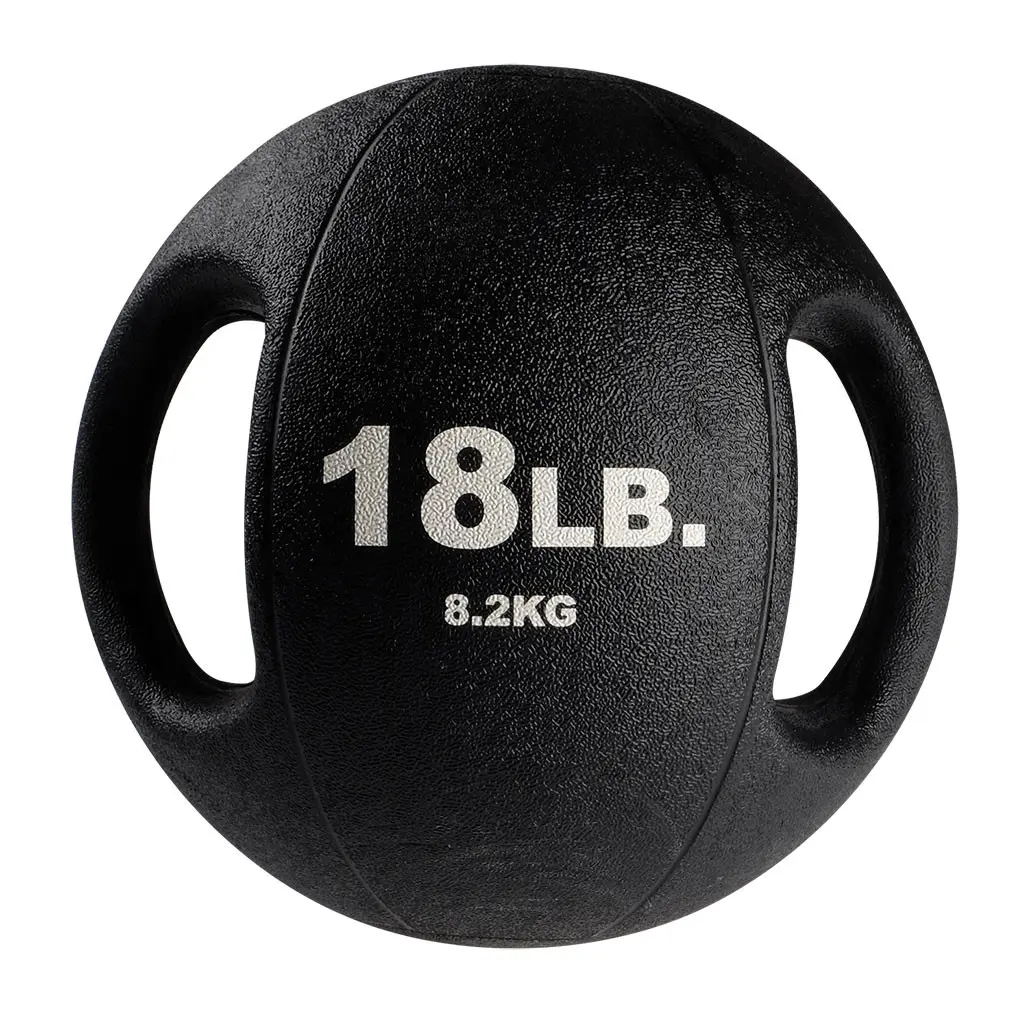 Body-Solid Tools Dual Grip Medicine Ball, 18 lb.