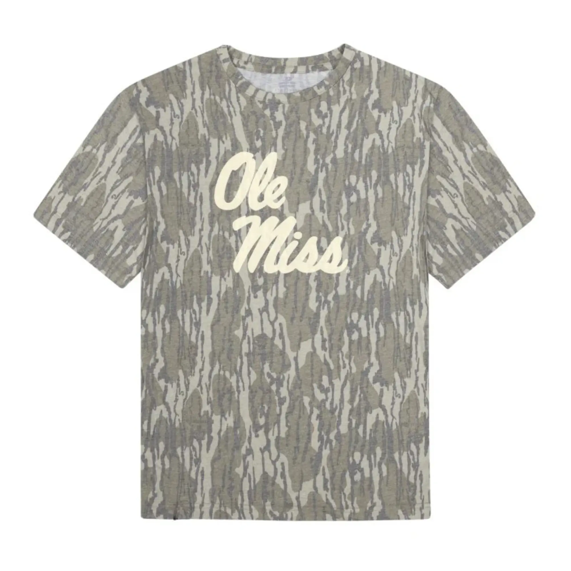Mossy Oak Ole Miss Tee, Vintage Bottomland Camo Hunting Tee, Outdoor Short Sleeve Shirt, Hunting 3D Tee, Gift For Him, Gift For Dad