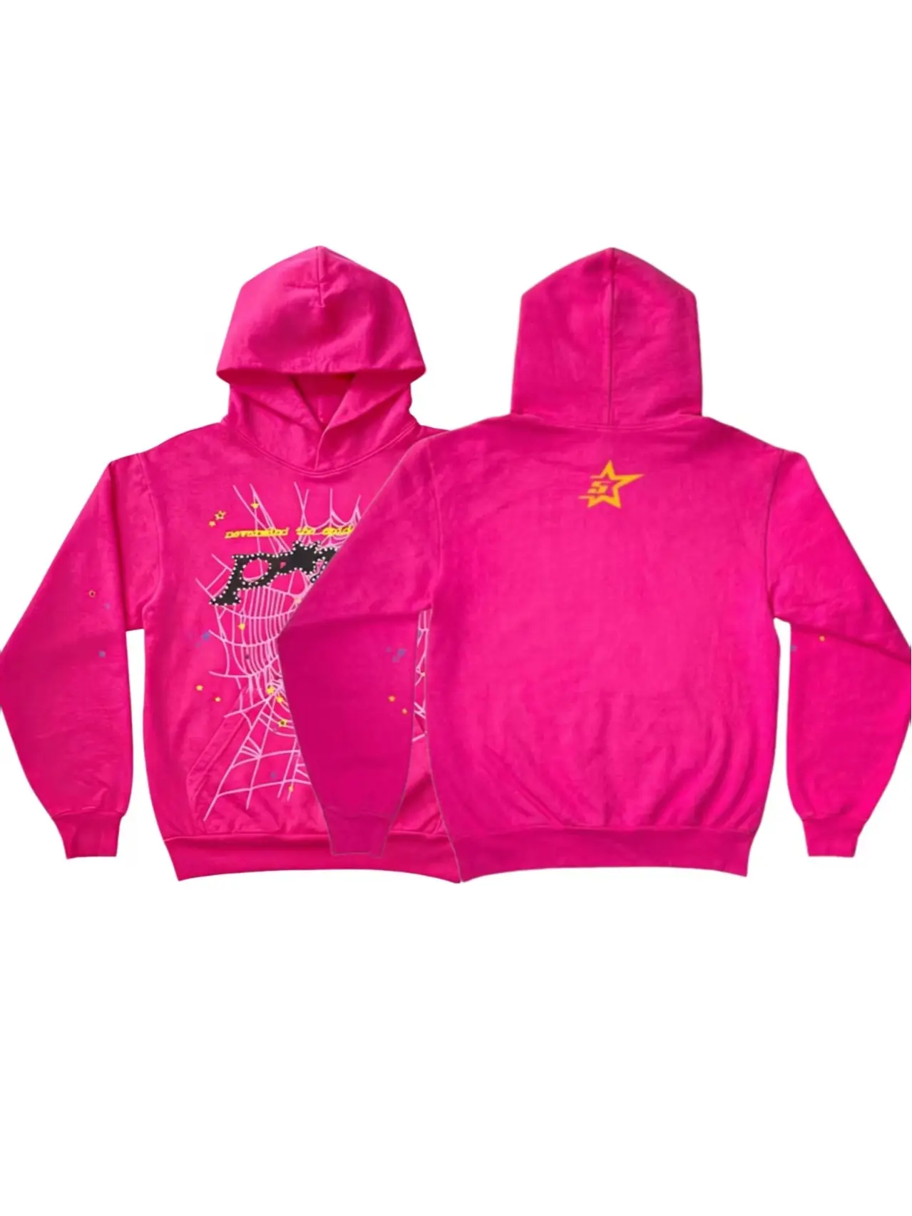Nevermind the Spider, Here's the Slime - Unisex Hoodie Print Short Fashion Menswear Sweaters Tops Sweatshirts Stylish Pullover Outfits Casual Jeans