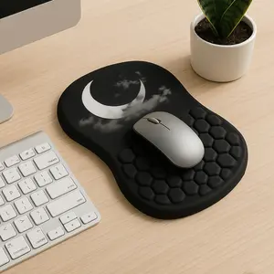 Foam Wrist Support Mouse Pad (extra Large), Ergonomic Desk Cushion for Computer Users, Anti-Fatigue Design, Comfortable and Durable