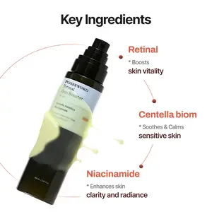 Viral Retinal Serum Deep Hydration Skin Booster Lightweight Nourishing Face Serum, tiktokshopspringglowup Luxury Lanolin Peptide Moisturizer Cream