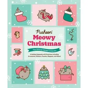 Pusheen Meowy Christmas: The Official Advent Calendar: A Holiday Keepsake with Surprises Including Ornaments, Stickers, Puzzles, Magnets, and More! -- Claire Belton, Calendar