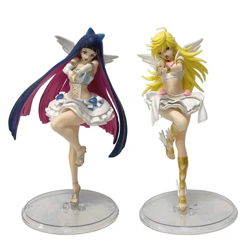 20cm Panty Stocking with Garterbelt Anime Figure Panty Anarchy Stocking Anarchy PVC Figurine Collection Model Toys Fans Gifts