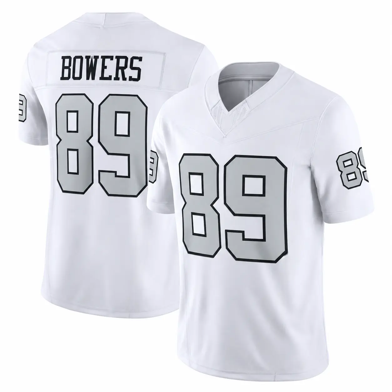 Full Print Bowers #89 White Jersey Shirt, America Football Jersey, Sport Clothing, Football Uniform, Jersey For Football Fans, Gift For Him