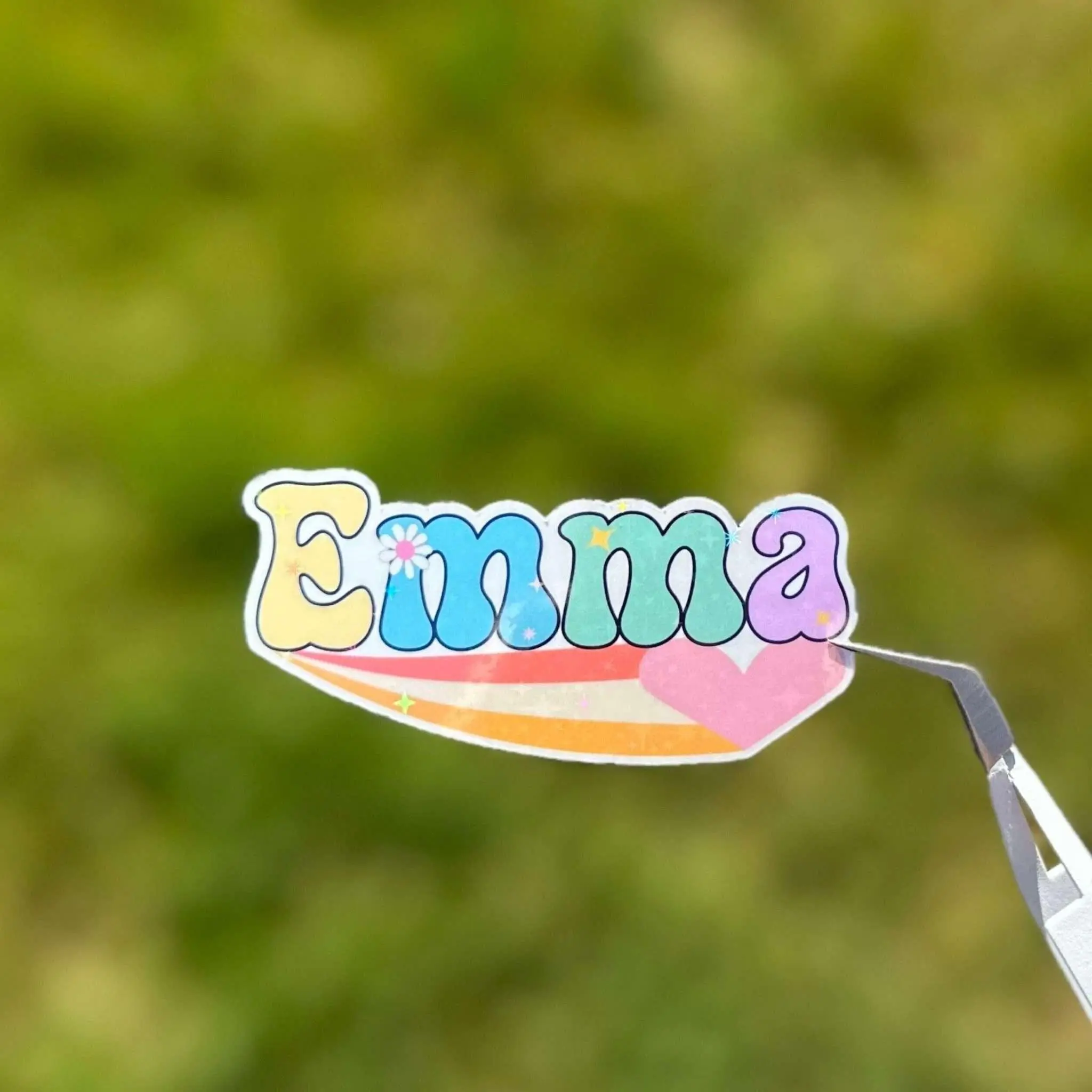 Custom Name Sticker For Girls