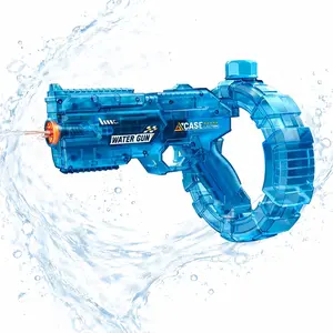 LED Electric Water Blaster with Space Energy Ring Design,  High-pressure & Long-range, Large Capacit【Safe & Harmless Water Gun Toy】