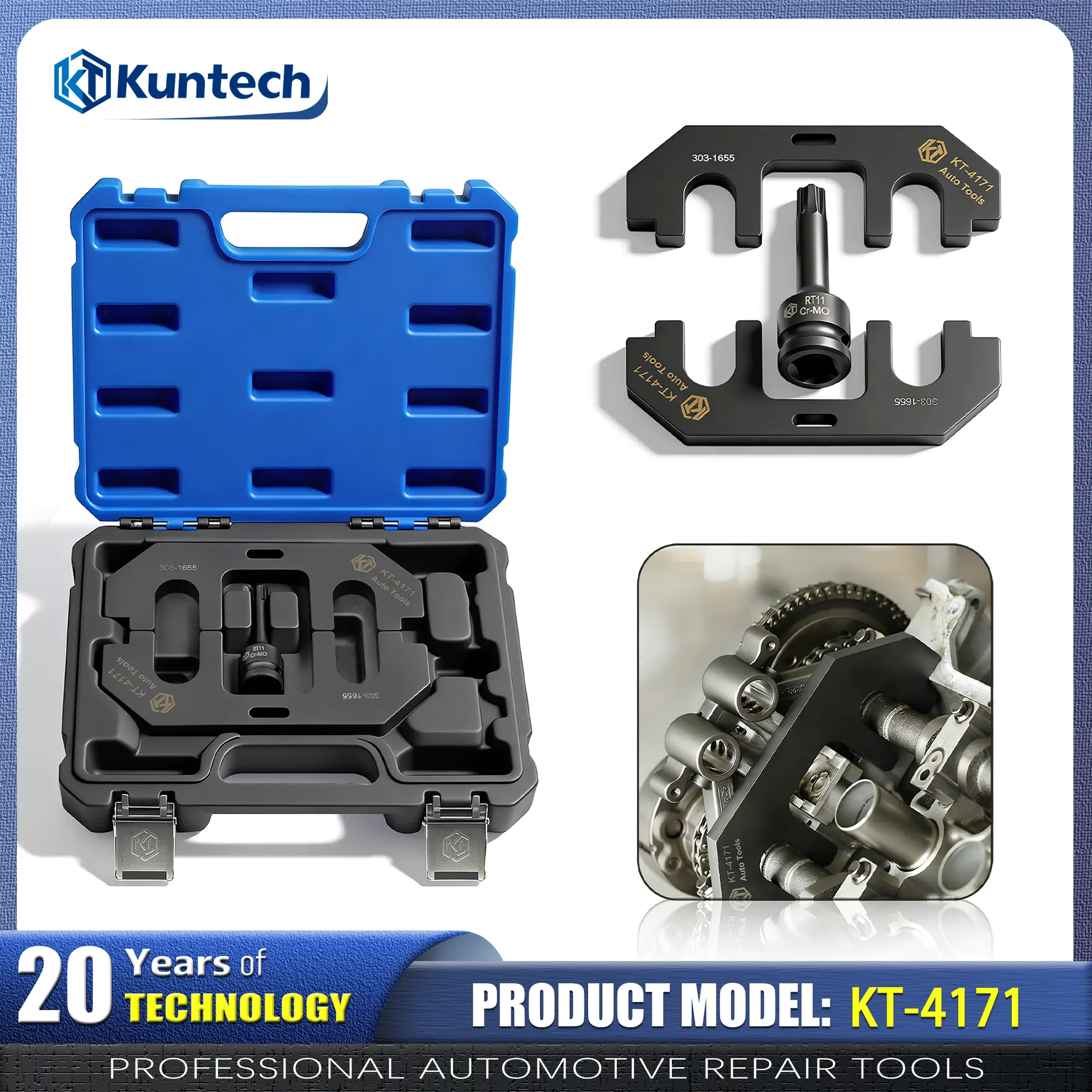 Ford F-150 Raptor 3.5L EcoBoost Engine Timing Chain Locking Tool Kit ...