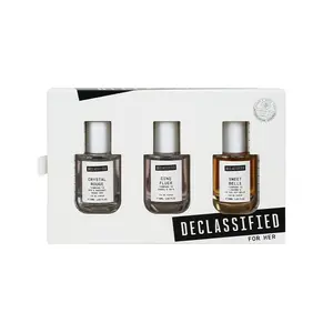 Declassified Eau de Parfum Set | Crystal Rouge × Cinq Fluer × Sweet Belle | 30ml × 3 Orange Blossom, Saffron, Jasmine, Sandalwood, Vetiver & Tonka Bean