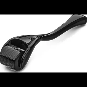 Luxe Derma Roller - Black Skincare Tool for Comfort and Effortless Application