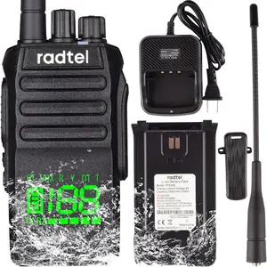 Radtel RT-493 IP67 Waterproof GMRS Radio Handheld 10W Long Range Two Way Radio for Adults, GMRS Repeater Capable, with GMRS Radio 400-420 Scanning & Receiving, Type-C Charging, Built-in Display