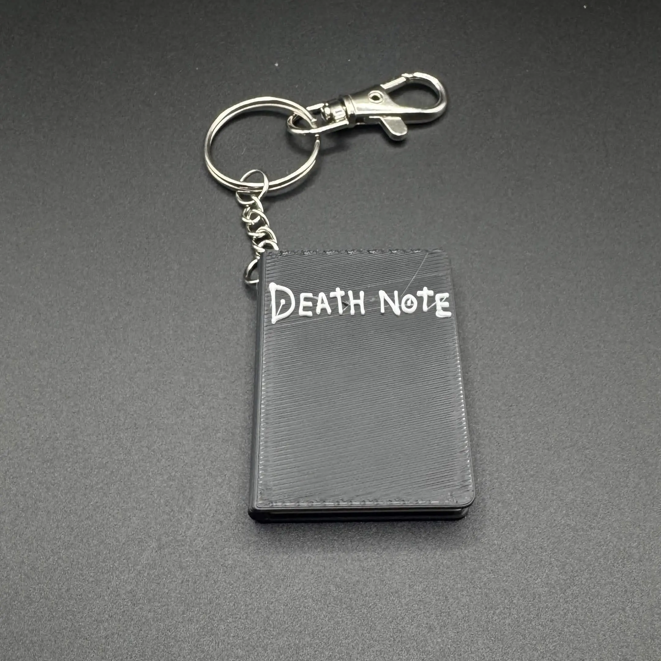 Death Note 3D Printed Keychain | Anime Keychain | Death Note Keyring