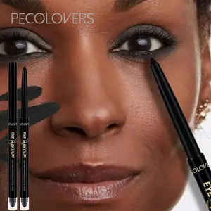 1PC Long-Lasting Eyeliner Gel Pen,Smudge-Proof, Smudge No Budge & Quick-drying,Eyeliner Pencil，WIth Cotton Head Brush