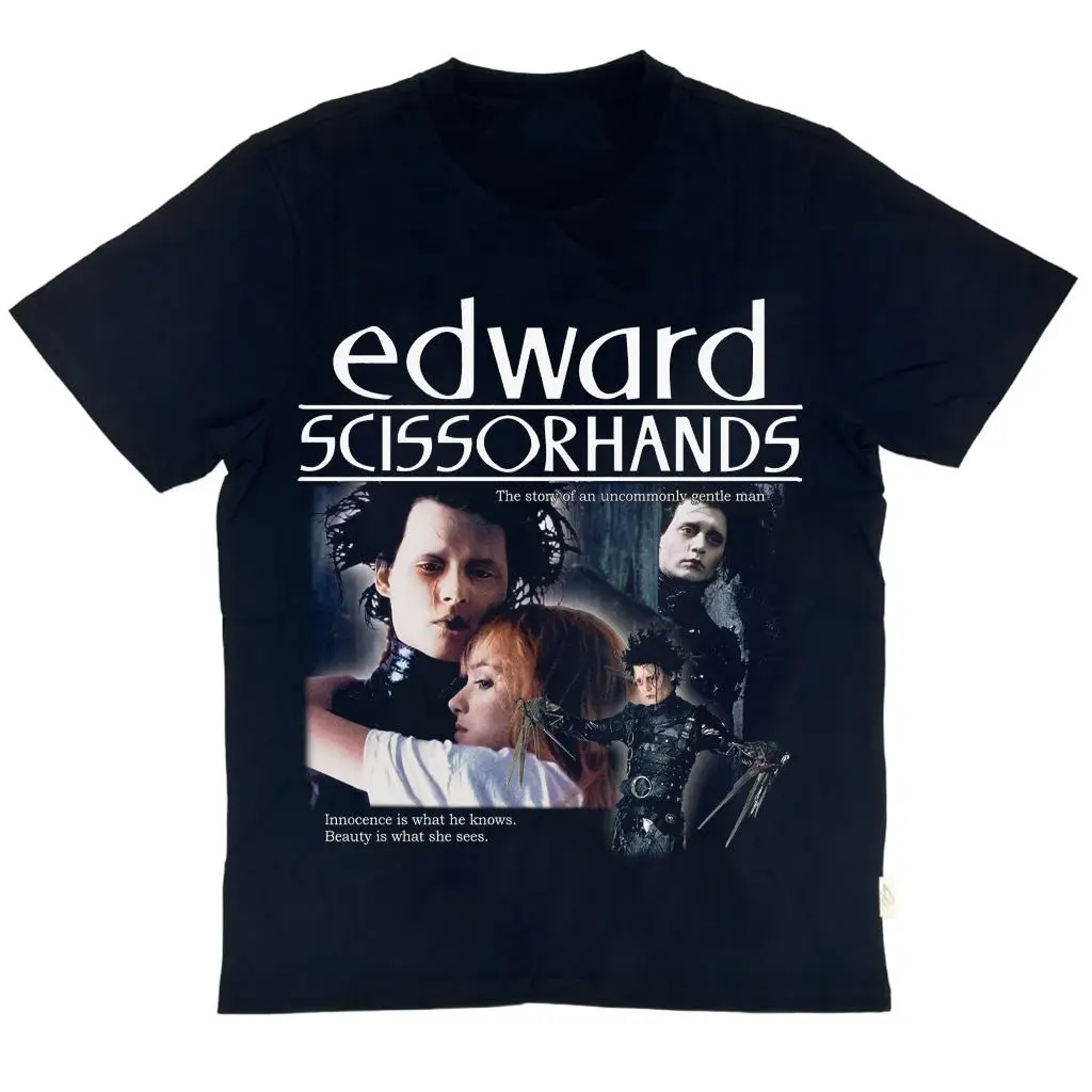 Edward Scissorhands Vintage Gothic Shirt Johnny Depp Kim Boggs Movie Fan Gift Collection XY3001705