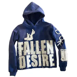 FALLEN DESIRE Hoodie Letter Graphic Hoodies for Women