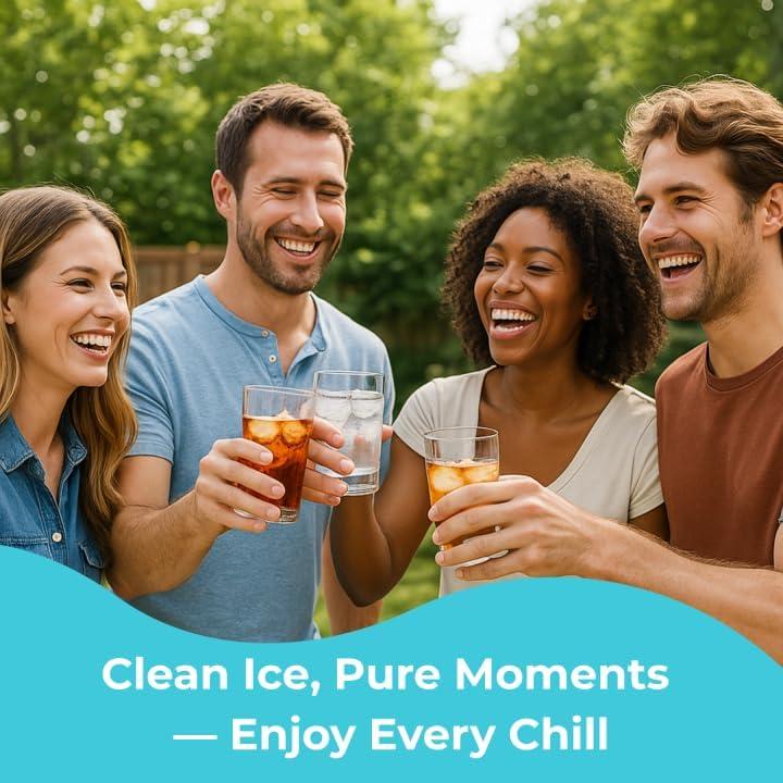 Upgraded Formula Ice Maker Cleaning Tablets Kitchen Safe Descaler Compatible with All Household Ice Makers for Easy Maintenance machine