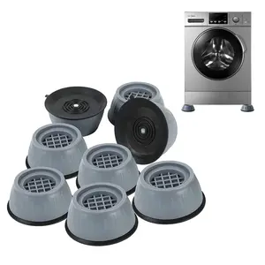 Universal Washing Machine Anti-Vibration Pads, Moisture-Proof Stabilizer Mats, Noise Reduction Foot Pads for Washers, Sofas, Tables, Chairs, Easy to Clean, Stabilizing Features