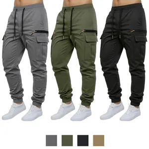 Clean Gent 3-pack: men’s regular-fit street fashion casual joggers with a drawstring waist; men’s pants for summer work outfits; suitable for everyday and outdoor wear; ideal for all seasons.