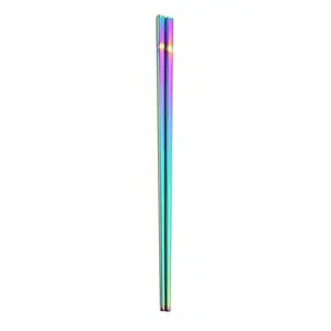 Holographic Rainbow Chopsticks in Stainless Steel