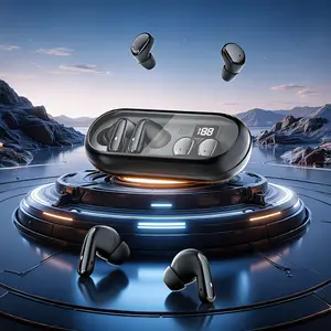 voprene Mini Invisible Earbuds, Ultra Small Bluetooth Headphones, Lightweight, Waterproof, Built-in Mic, Sleep Friendly, Sport Ready, 2 Pack