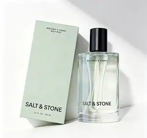 Salt & Stone Bergamot & Hinoki Body Mist 3.4 fl oz 100ml, Unisex Hair & Body Spray, Hydrating Formula with Glycerin & Red Algae, Vegan & Cruelty-Free, Fresh Refreshing Scent for Daily & Travel Use
