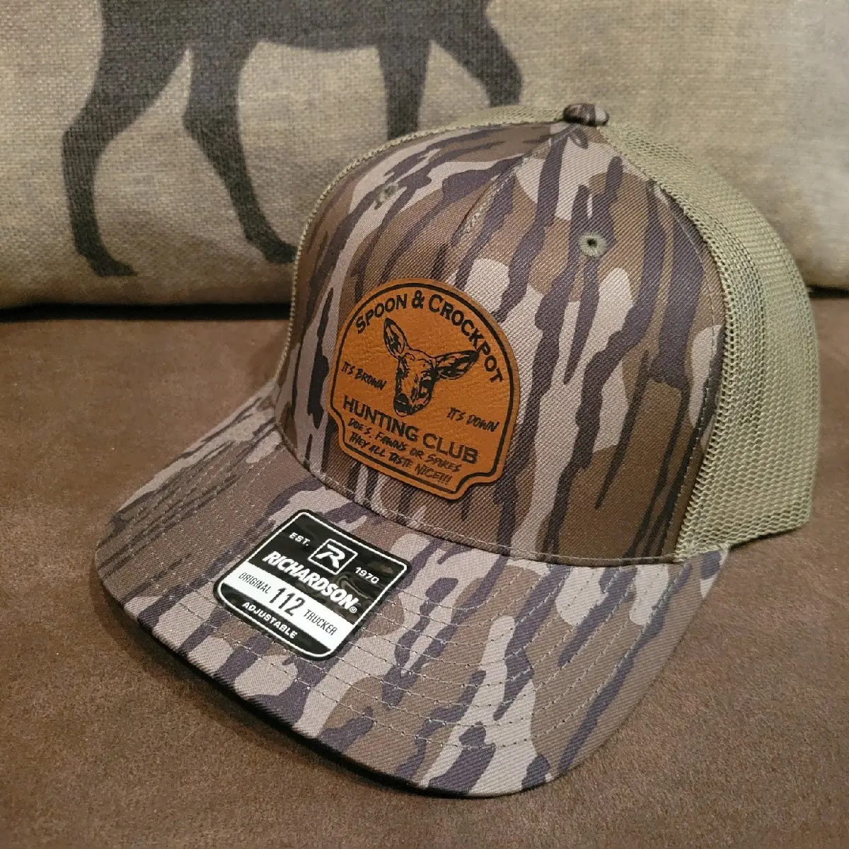 Spoon & Crockpot Deer Hunting hat cap Spoon & Crockpot Deer Hunting hat cap