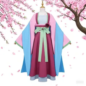 Maomao Costume The Apothecary Cosplay Pink Dress Diaries Chinese Traditional Hanbok Hanfu Cos Full Set Wig for Women Girls