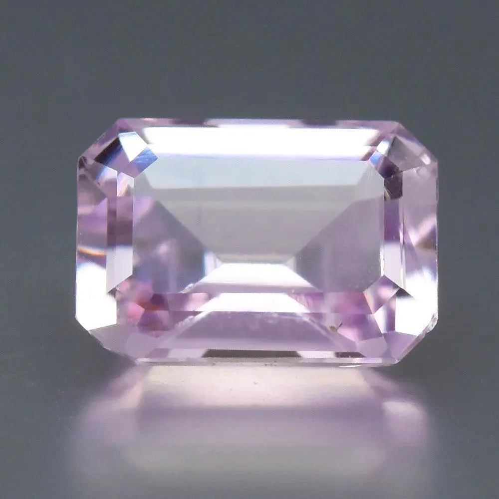 3.03ct ETW Earth-Mined Lavender Tint Pink Kunzite – Octagon Cut