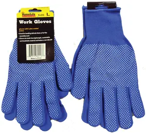 WorldWide Sales Online 12pc Blue Knit Gloves with PVC Dot Large Assembly/Delicate Items – Gloves, import_2021_10_29_2121