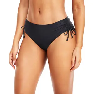 Daci Women Mid Waist Bikini Bottoms - Full Coverage Swim Bathing Suit Bottom Side Tied Swimsuit Bottoms  SwimWeek  summervibes