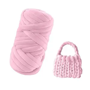 500g Giant Cotton Candy Velvet Yarn Thread, Soft and Durable, Perfect for Handmade Projects, Knitting, DIY Cat Bed Pillow Blanket Bag Gift