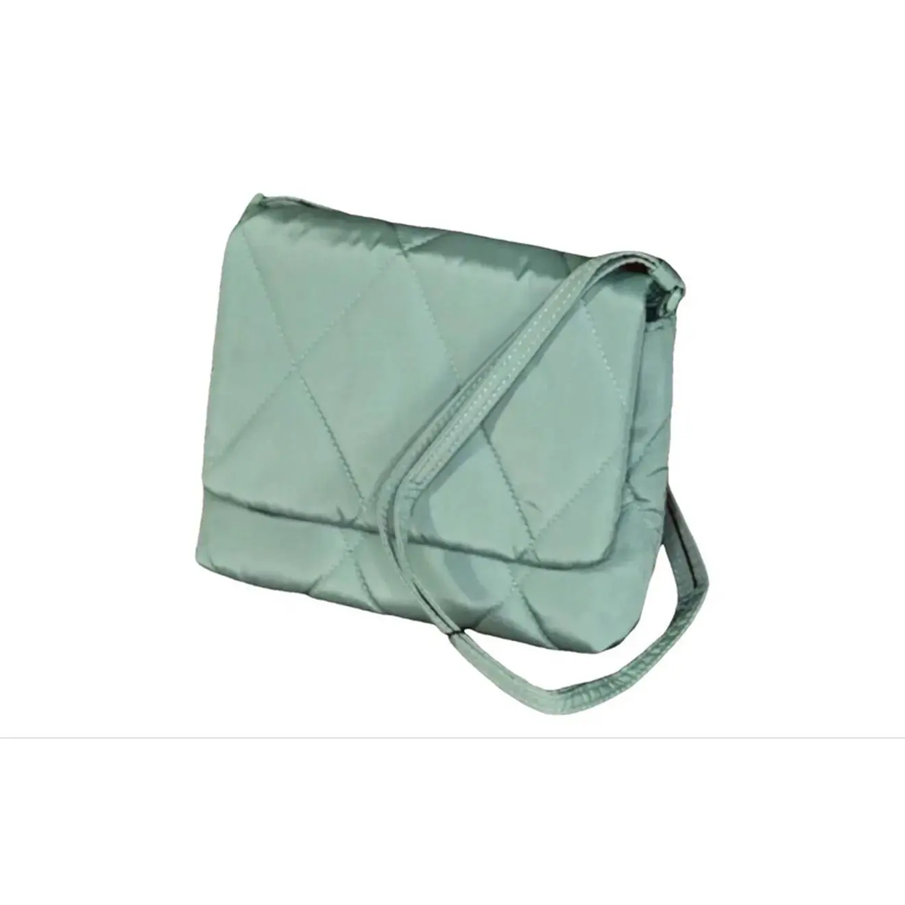 Vera Bradley Crossbody Bag - Quilted Design, Light Green Color, Adjustable Strap, Perfect for Everyday Use