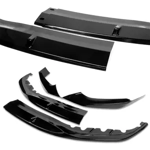 M-Style Front Bumper Lip Body Kit Spoiler Compatible with 2017 - 2020 BMW 5-Series 530e 530i 540i 550i M550i G30 M-Sport Bumper