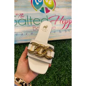 Gold Chain Sandals