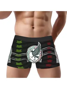 1 Piece Football Mexico Underpants Homme Panties Male Underwear Print Shorts Boxer Briefs Match Day Essentials