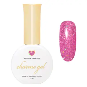 Charme Gel / Rainbow Holo Twinkle H37 Pink Paradise