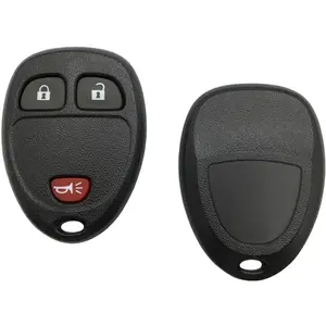 Remote Car Key Fob Cover Case Replacement fit for Buick/Chevy Avalanche Equinox Express Silverado Traverse/GMC Sierra/Pontiac Torrent Keyless Entry Key Fob Shell (3 Button)