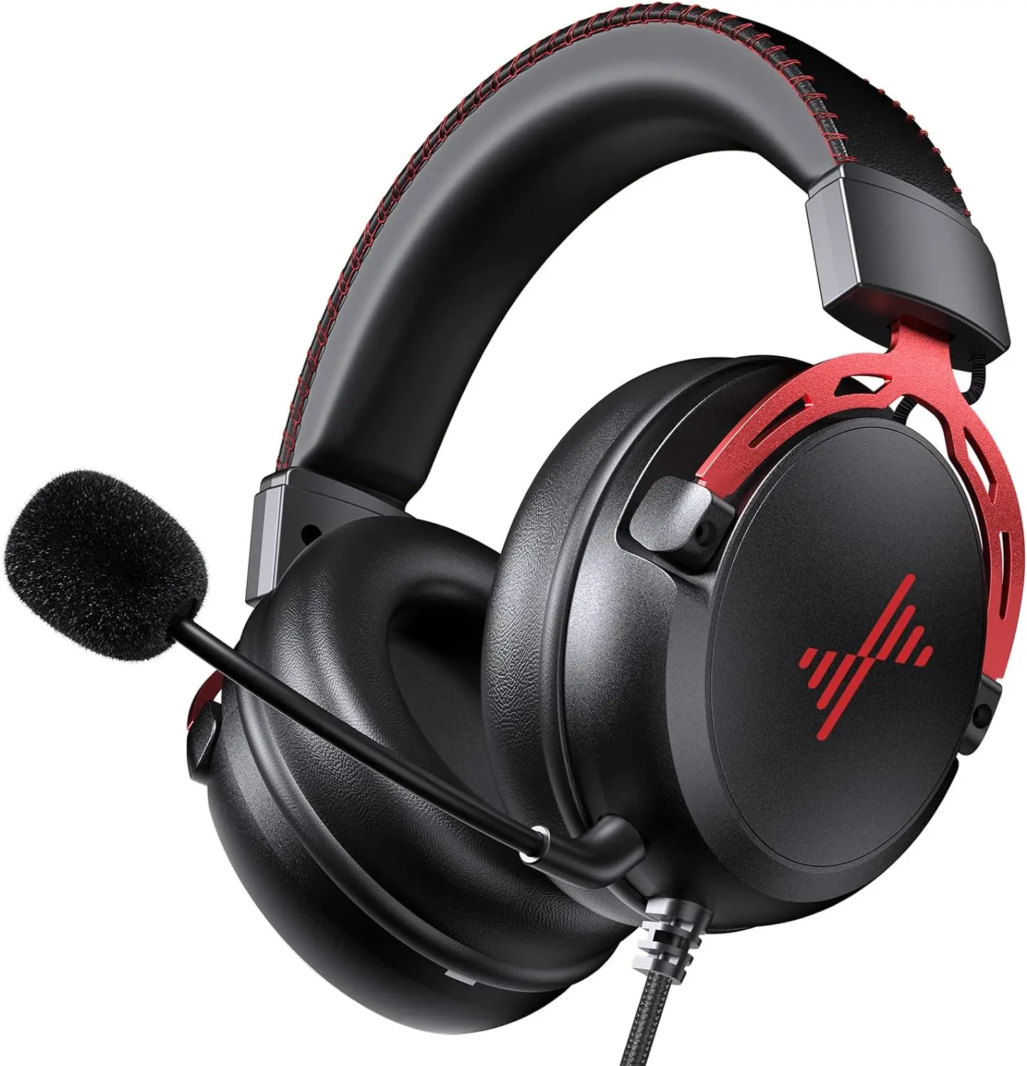 Wired Gaming Headset with Microphone, Stereo Gaming Headphones for PS5 PS4 Xbox PC Switch Laptop Computer, Over Ear Headset for Gaming