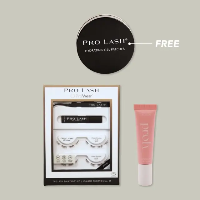 NYFW Glam Set - NYFW DIY Lash Kit - Under Eye Gel Patches - Proh Lip Peptide - Gift Bundle - Gift for Makeup Lover