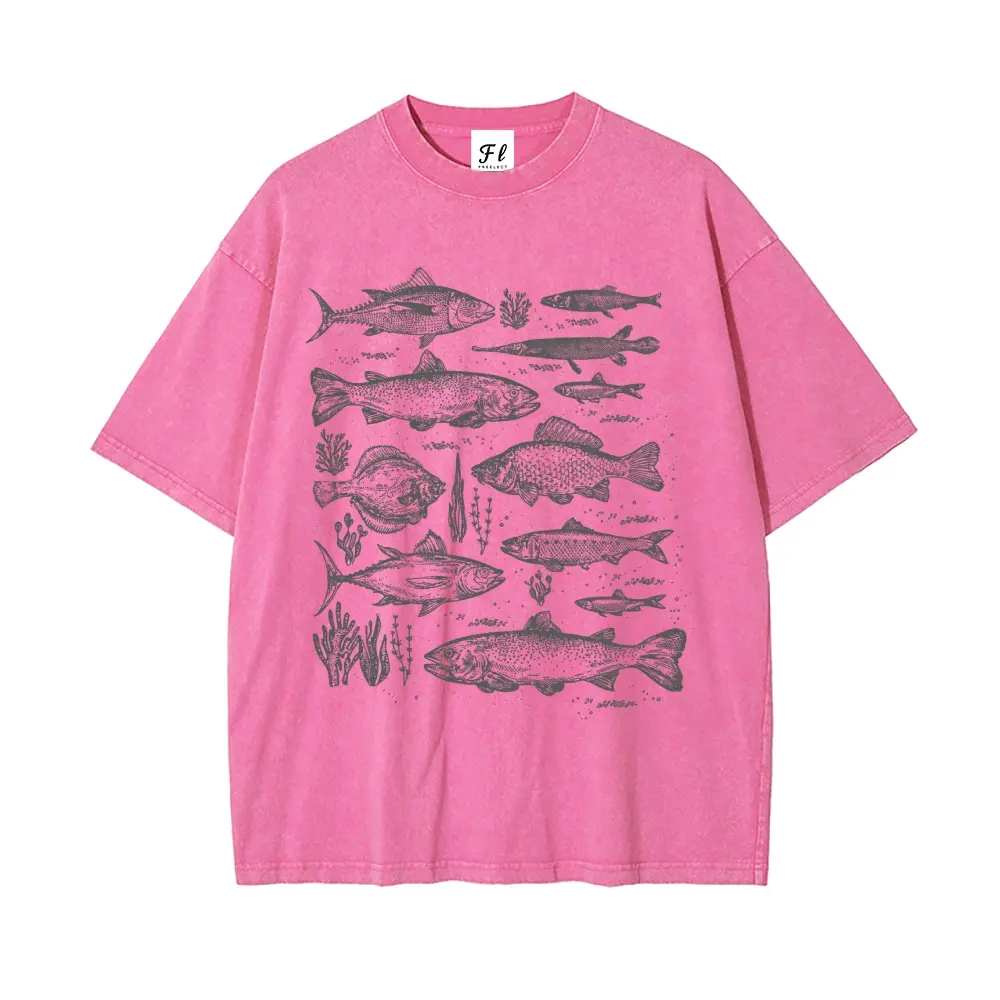 Unisex Plus Size Summer Graphic Tees Personalized Pattern Y2k Clothing Round Neck Short-Sleeved Washed T-Shirt,Women's Clothing 100% Cotton, Menswear, Top, Vintage Style, Casual Oversized